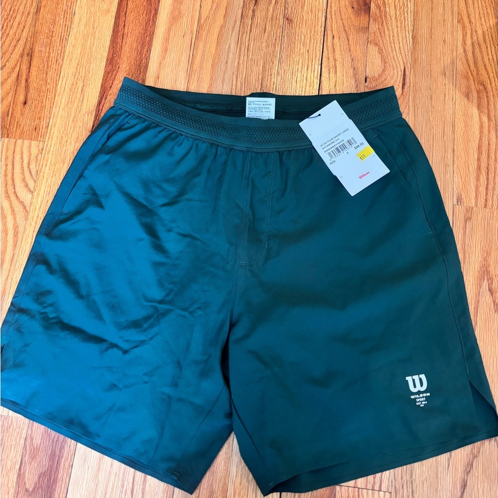 Wilson Dark Green Athletic Shorts